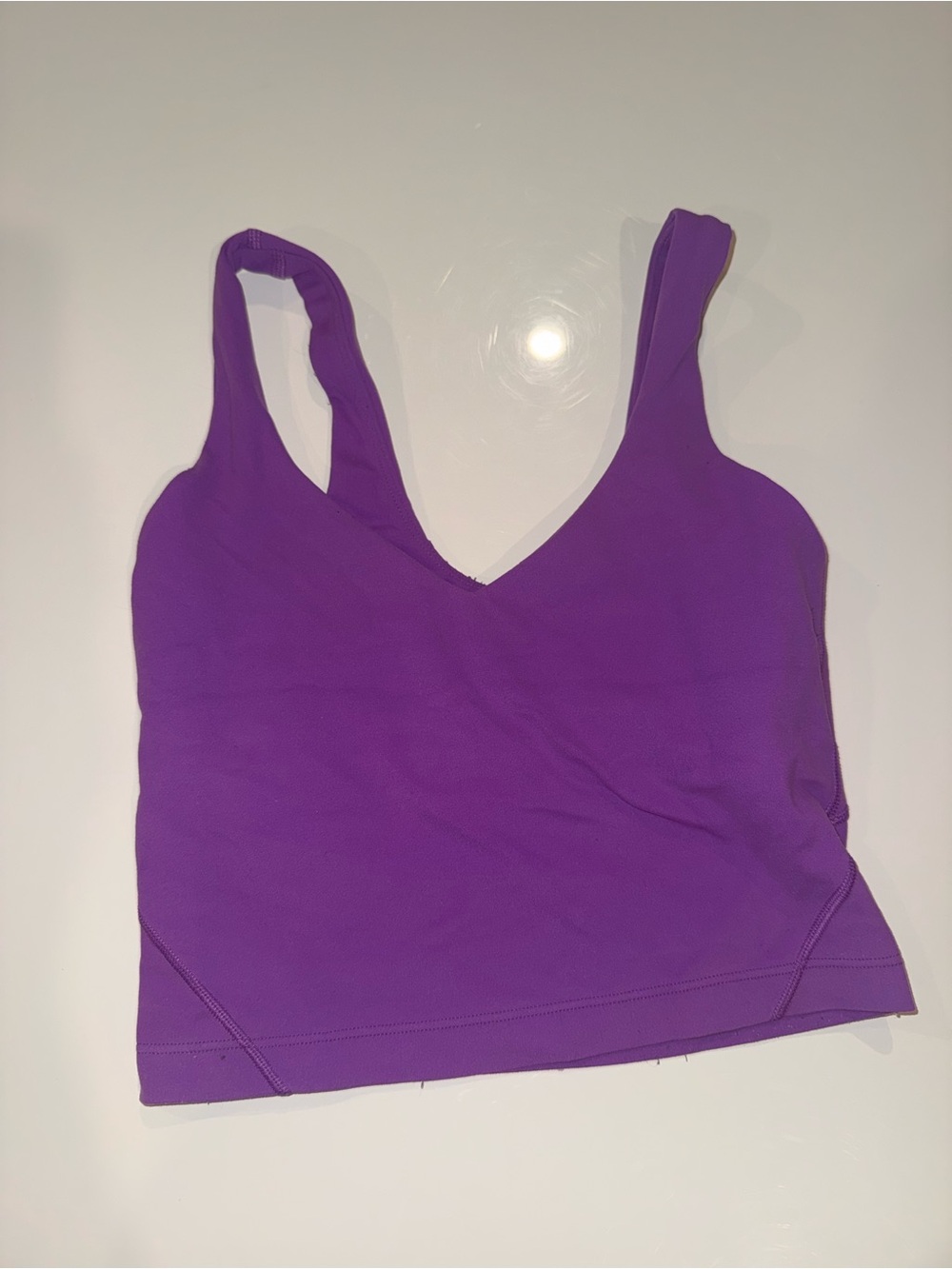 lululemon athletica Purple Crop Tank Top